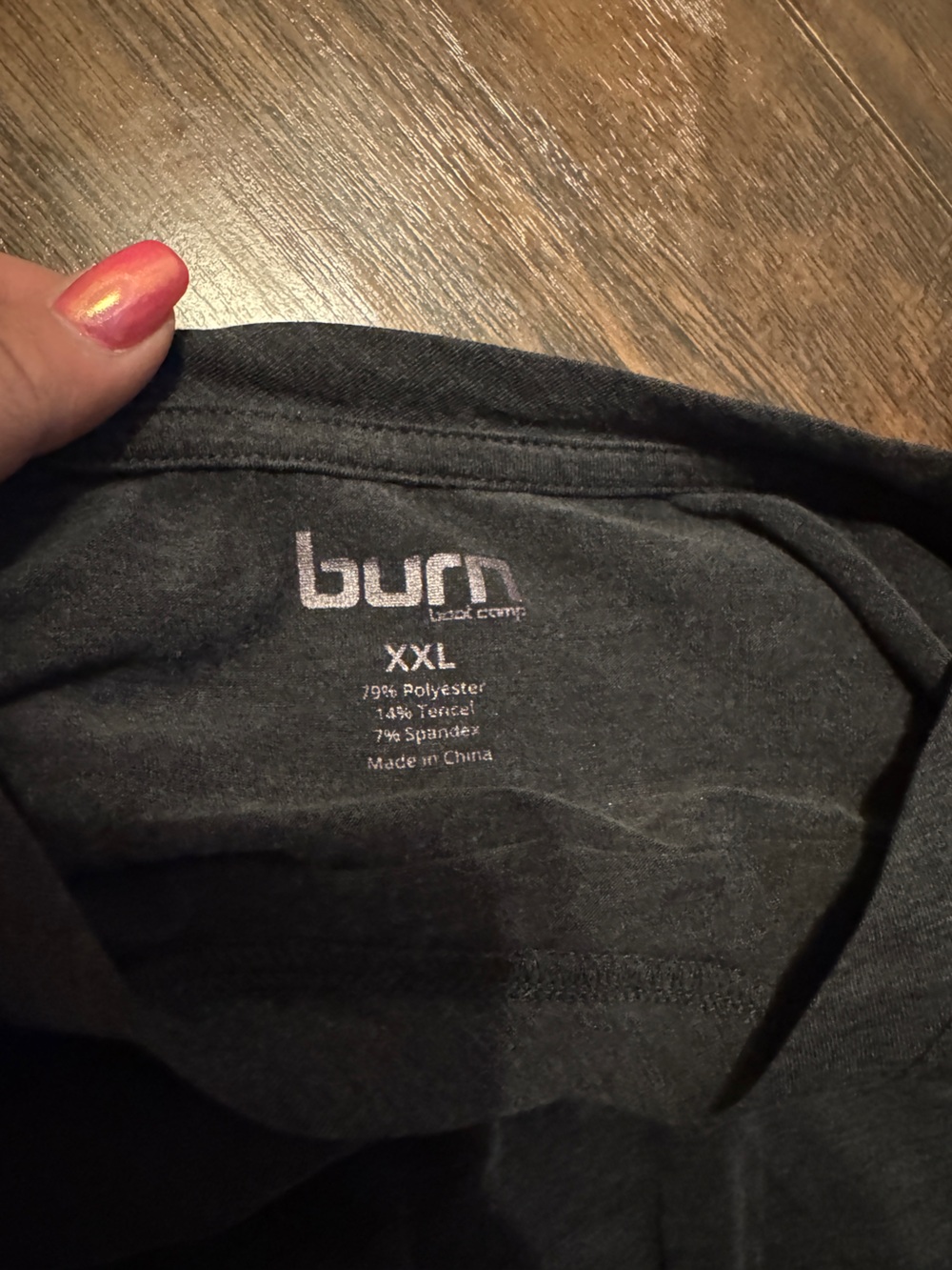 Burn Boot Camp Charcoal Logo Tank - Picture 3 of 4